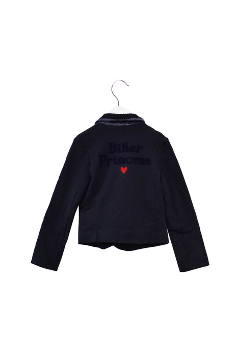 A Navy Blazers from IKKS in size 8Y for girl. (Back View)