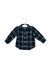 A Navy Shirts from Miki House in size 12-18M for boy. (Front View)