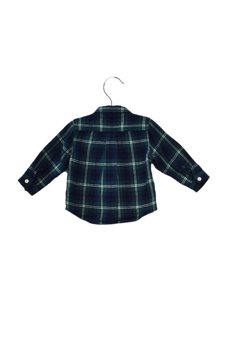 A Navy Shirts from Miki House in size 12-18M for boy. (Back View)