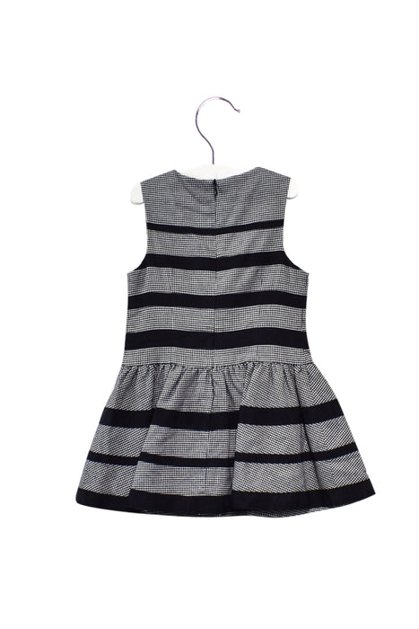 A Navy Sleeveless Dresses from Nicholas & Bears in size 2T for girl. (Back View)