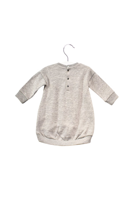 A Grey Sweater Dresses from Diesel in size 3-6M for girl. (Back View)