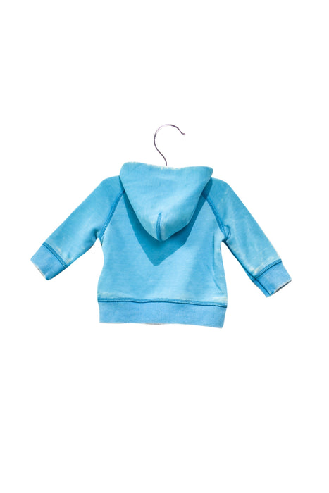 A Blue Zippered Sweatshirts from Diesel in size 3-6M for boy. (Back View)