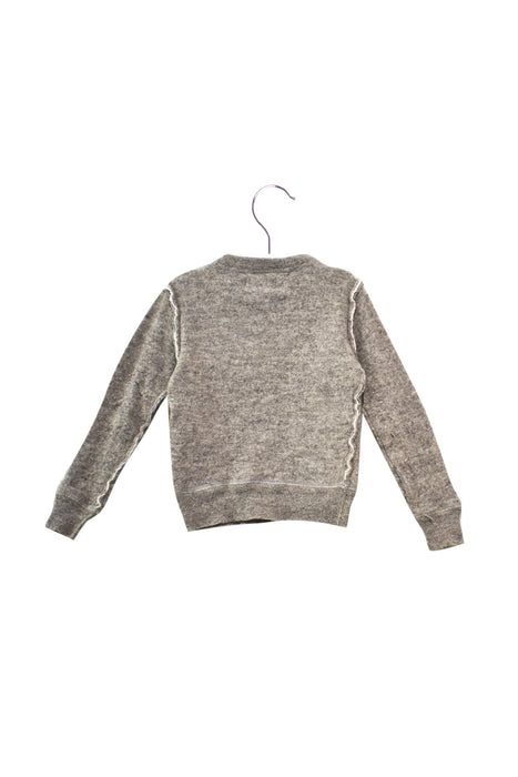 A Grey Knit Sweaters from Diesel in size 4T for girl. (Back View)