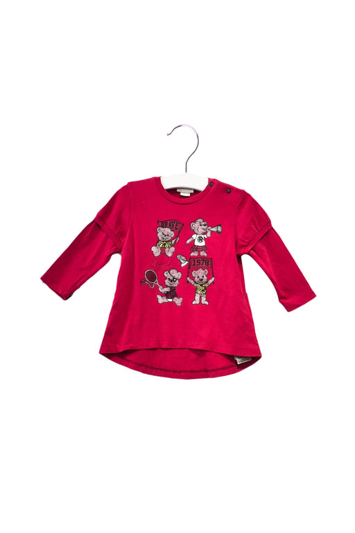 A Pink Long Sleeve Tops from Diesel in size 3-6M for girl. (Front View)