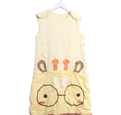 A Yellow Sleepsacs from Mides in size 6-12M for neutral. (Front View)