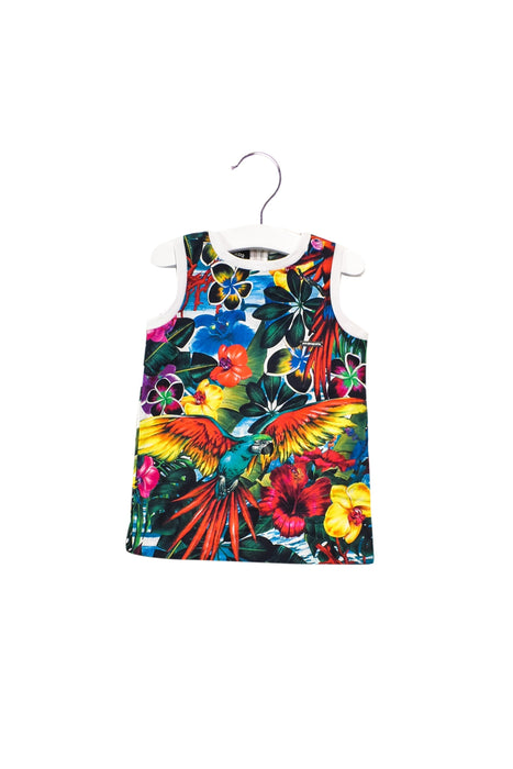 A Multi Sleeveless Dresses from DSquared2 in size 3-6M for girl. (Front View)