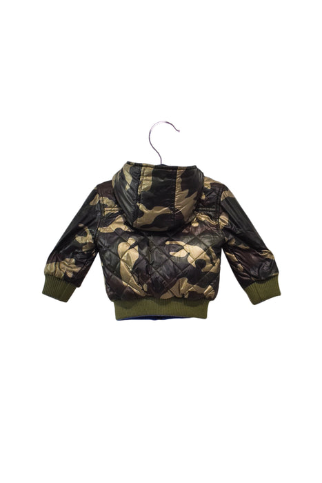 A Green Puffer/Quilted Jackets from Diesel in size 3-6M for boy. (Back View)
