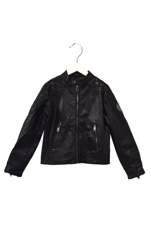 A Black Lightweight Jackets from Diesel in size 8Y for girl. (Front View)