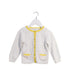 A White Cardigans from Jacadi in size 2T for girl. (Front View)