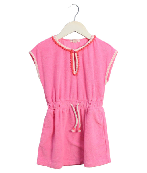 A Pink Cover Ups from Crewcuts in size 4T for girl. (Front View)