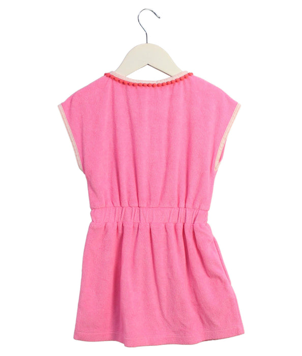A Pink Cover Ups from Crewcuts in size 4T for girl. (Back View)