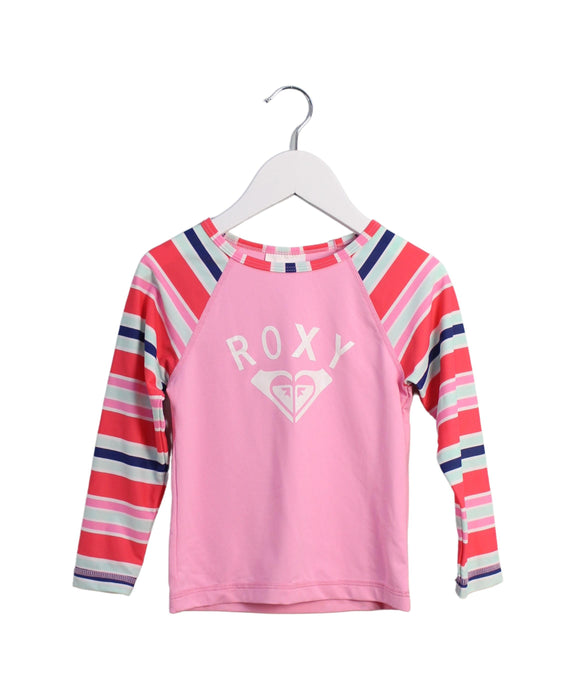A Pink Swim Sets from Roxy in size 4T for girl. (Front View)