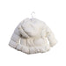A White Puffer/Quilted Jackets from Ralph Lauren in size 12-18M for girl. (Back View)