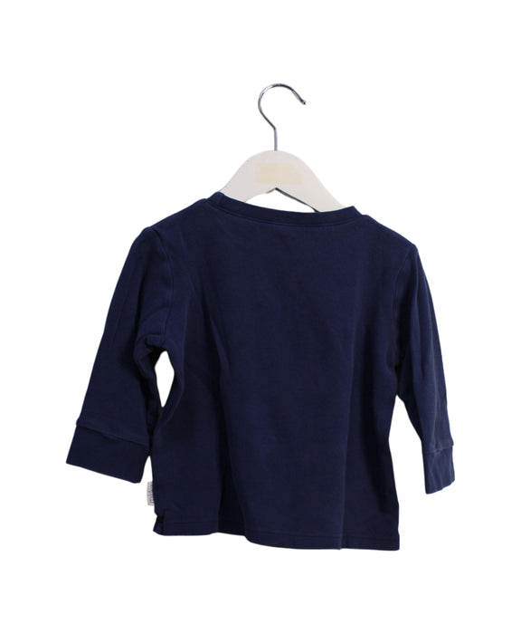 A Navy Long Sleeve Tops from Mides in size 4T for boy. (Back View)