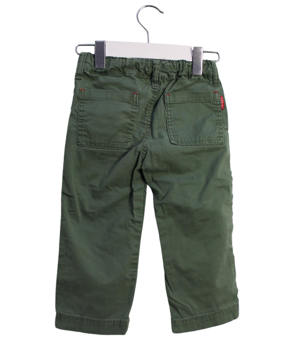 A Green Casual Pants from Miki House in size 18-24M for boy. (Back View)