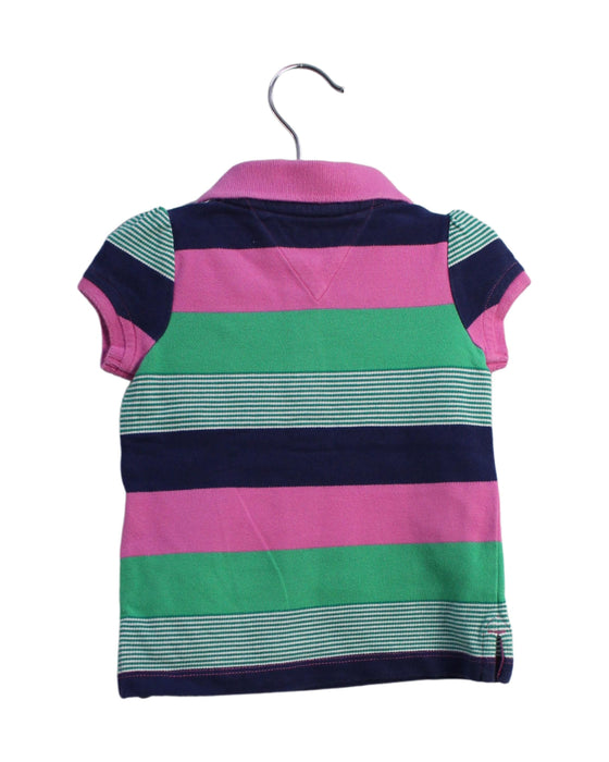 A Multicolour Short Sleeve Polos from Tommy Hilfiger in size 6-12M for girl. (Back View)