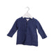 A Navy Cardigans from Purebaby in size 6-12M for girl. (Front View)