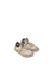 A White Sneakers from Adidas in size 5T for boy. (Front View)