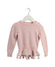 A Pink Knit Sweaters from Nicholas & Bears in size 3T for girl. (Front View)