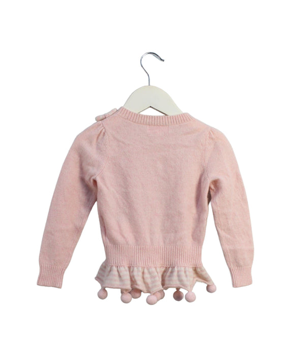 A Pink Knit Sweaters from Nicholas & Bears in size 3T for girl. (Back View)