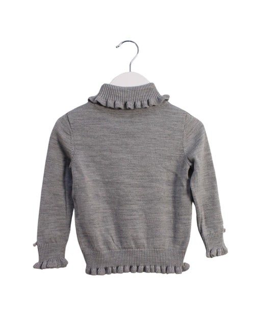 A Grey Knit Sweaters from Nicholas & Bears in size 2T for girl. (Front View)