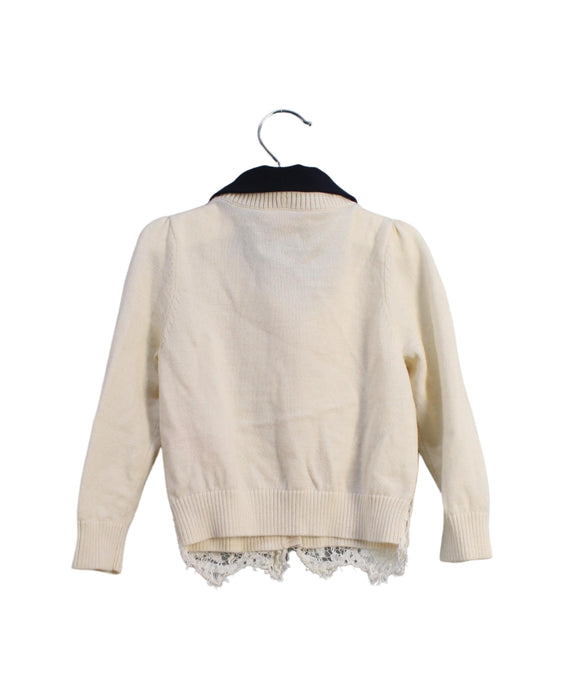 A Ivory Cardigans from Nicholas & Bears in size 2T for girl. (Back View)
