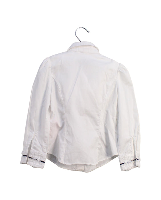 A White Shirts from Nicholas & Bears in size 2T for girl. (Back View)