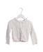 A White Cardigans from Momonittu in size 2T for girl. (Front View)