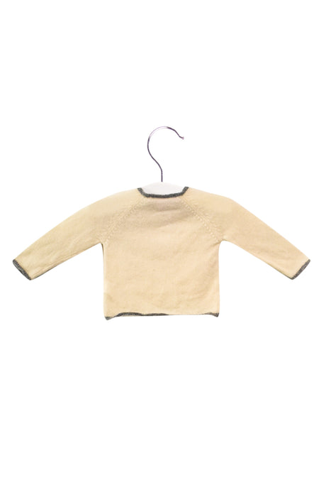 A Beige Knit Sweaters from Bonpoint in size 0-3M for girl. (Back View)