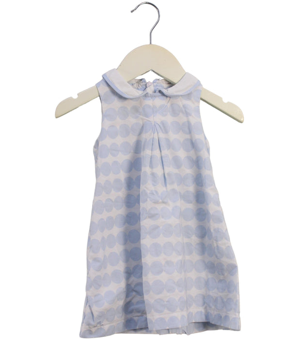 A White Sleeveless Dresses from Chateau de Sable in size 3-6M for girl. (Front View)