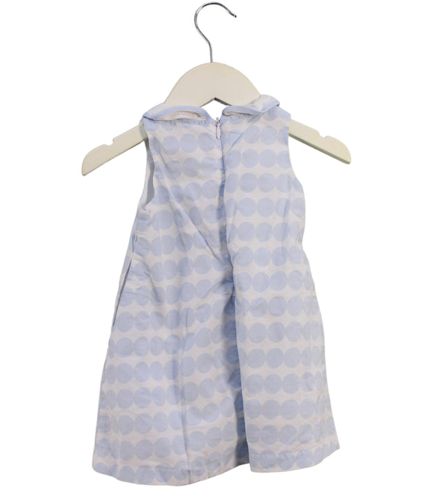 A White Sleeveless Dresses from Chateau de Sable in size 3-6M for girl. (Back View)