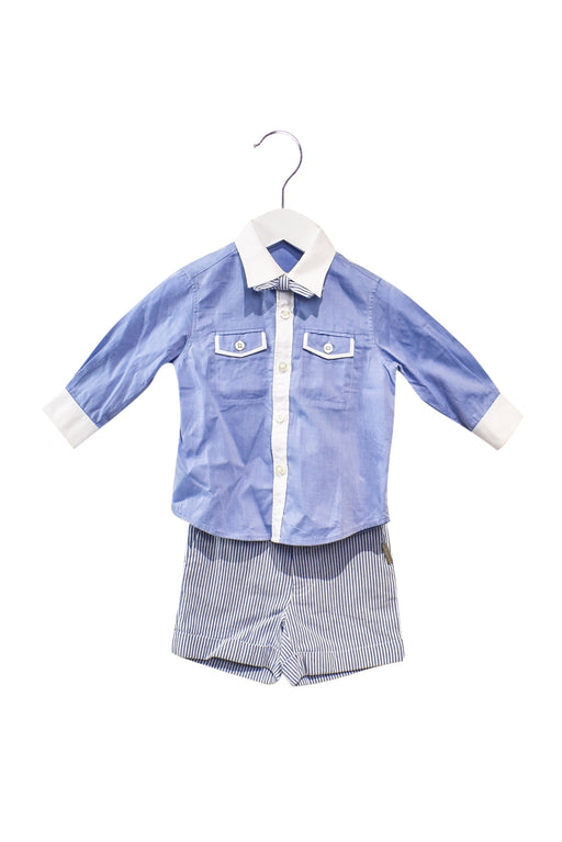 A Blue Shirts from Nicholas & Bears in size 6-12M for boy. (Front View)