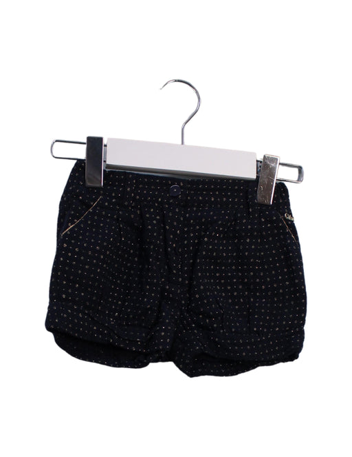 A Navy Shorts from Chloe in size 6-12M for girl. (Front View)