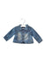 A Blue Lightweight Jackets from Marese in size 3-6M for girl. (Front View)