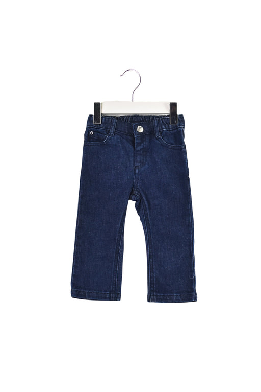 A Blue Jeans from Jacadi in size 6-12M for girl. (Front View)
