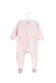 A Pink Long Sleeve Jumpsuits from Jacadi in size 6-12M for girl. (Back View)