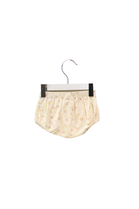 A Beige Bloomers from Chickeeduck in size 0-3M for girl. (Back View)