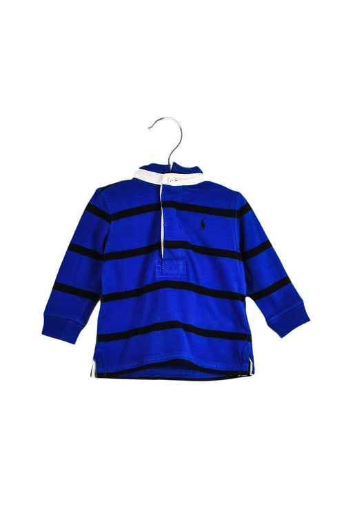 A Blue Knit Sweaters from Polo Ralph Lauren in size 6-12M for boy. (Front View)