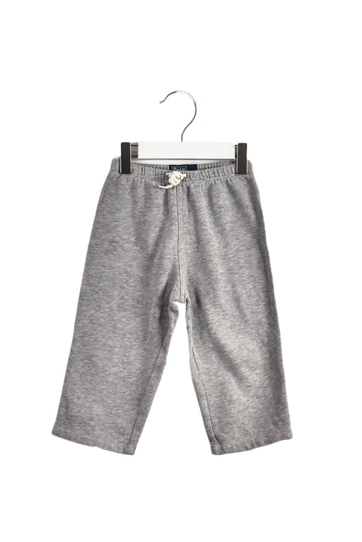 A Grey Sweatpants from Polo Ralph Lauren in size 12-18M for boy. (Front View)