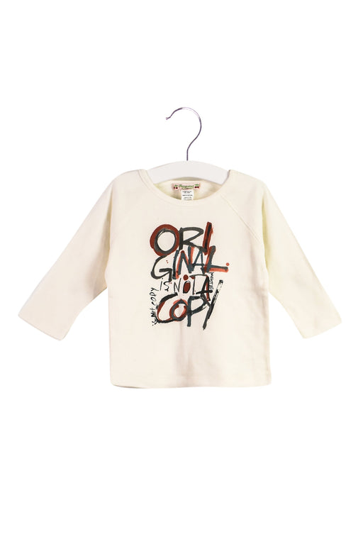 A Beige Long Sleeve Tops from Bonpoint in size 12-18M for boy. (Front View)
