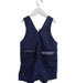 A Blue Overall Shorts from Chickeeduck in size 18-24M for girl. (Back View)