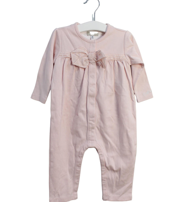 A Pink Long Sleeve Jumpsuits from Armani in size 6-12M for girl. (Front View)