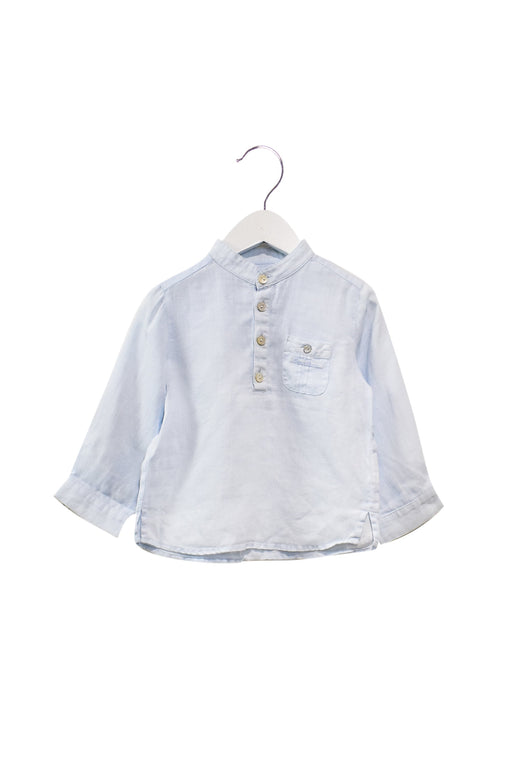 A Blue Long Sleeve Tops from Tartine et Chocolat in size 2T for boy. (Front View)
