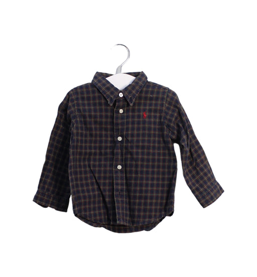 A Navy Shirts from Ralph Lauren in size 6-12M for boy. (Front View)