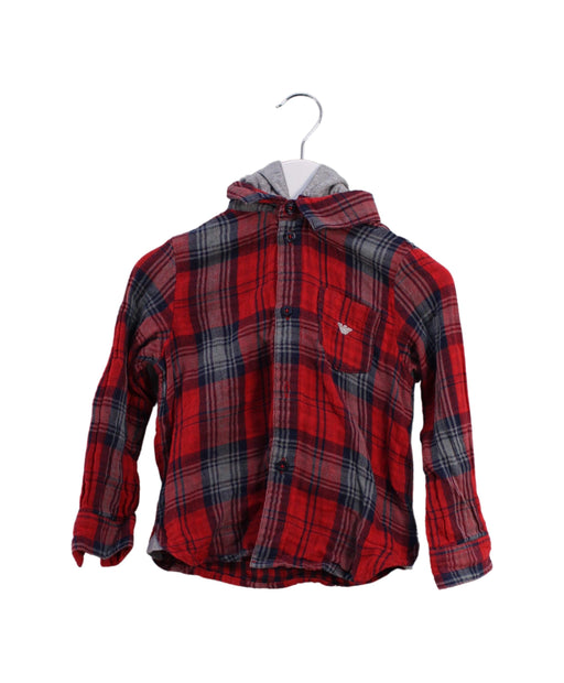A Red Shirts from Armani in size 12-18M for boy. (Front View)