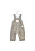 A Grey Long Overalls from Marese in size 3-6M for boy. (Front View)