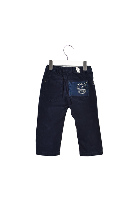 A Navy Casual Pants from IKKS in size 12-18M for boy. (Back View)