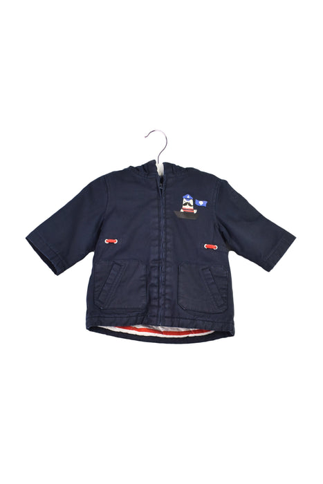 A Navy Lightweight Jackets from null in size 6-12M for boy. (Front View)