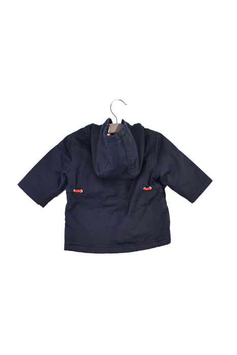 A Navy Lightweight Jackets from null in size 6-12M for boy. (Back View)