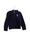 A Navy Zippered Sweatshirts from Ralph Lauren in size 3T for girl. (Front View)